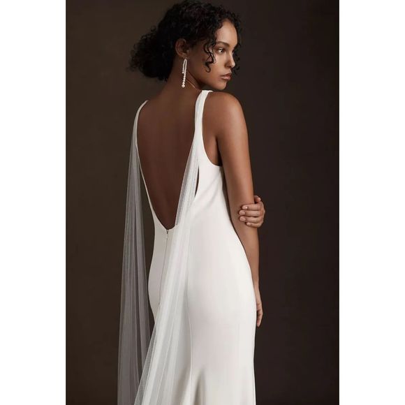 New Bhldn x Jenny Yoo Tana Gown sz 8 - Picture 2 of 11